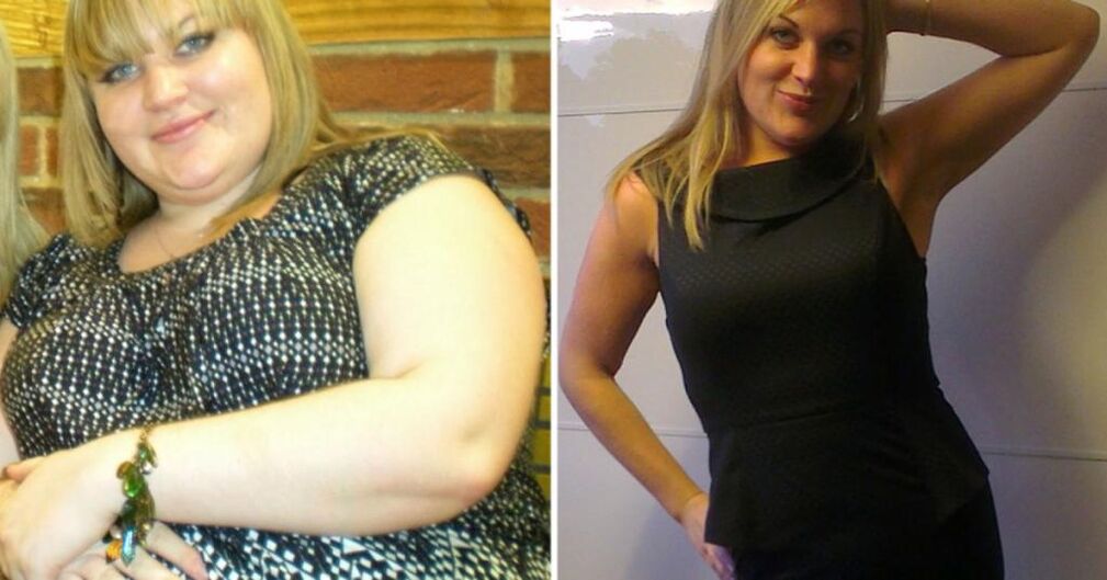 фото до і після дотримання дієти для лінивих
