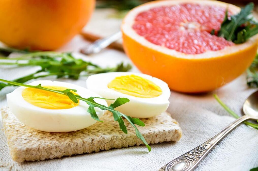 яйця та грейпфрут для дієти маггі