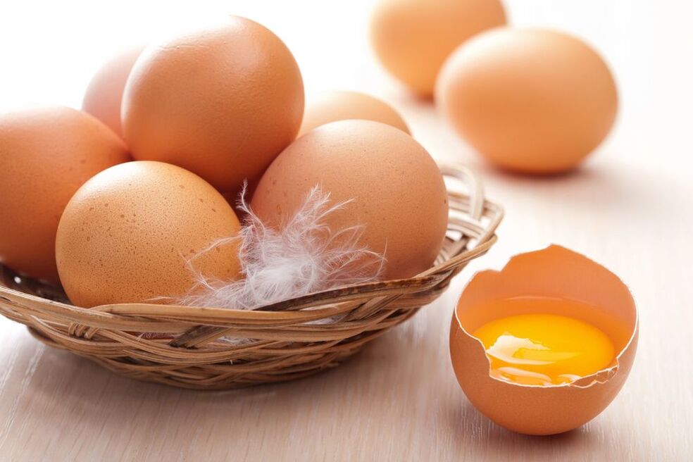 курячі яйця на дієті